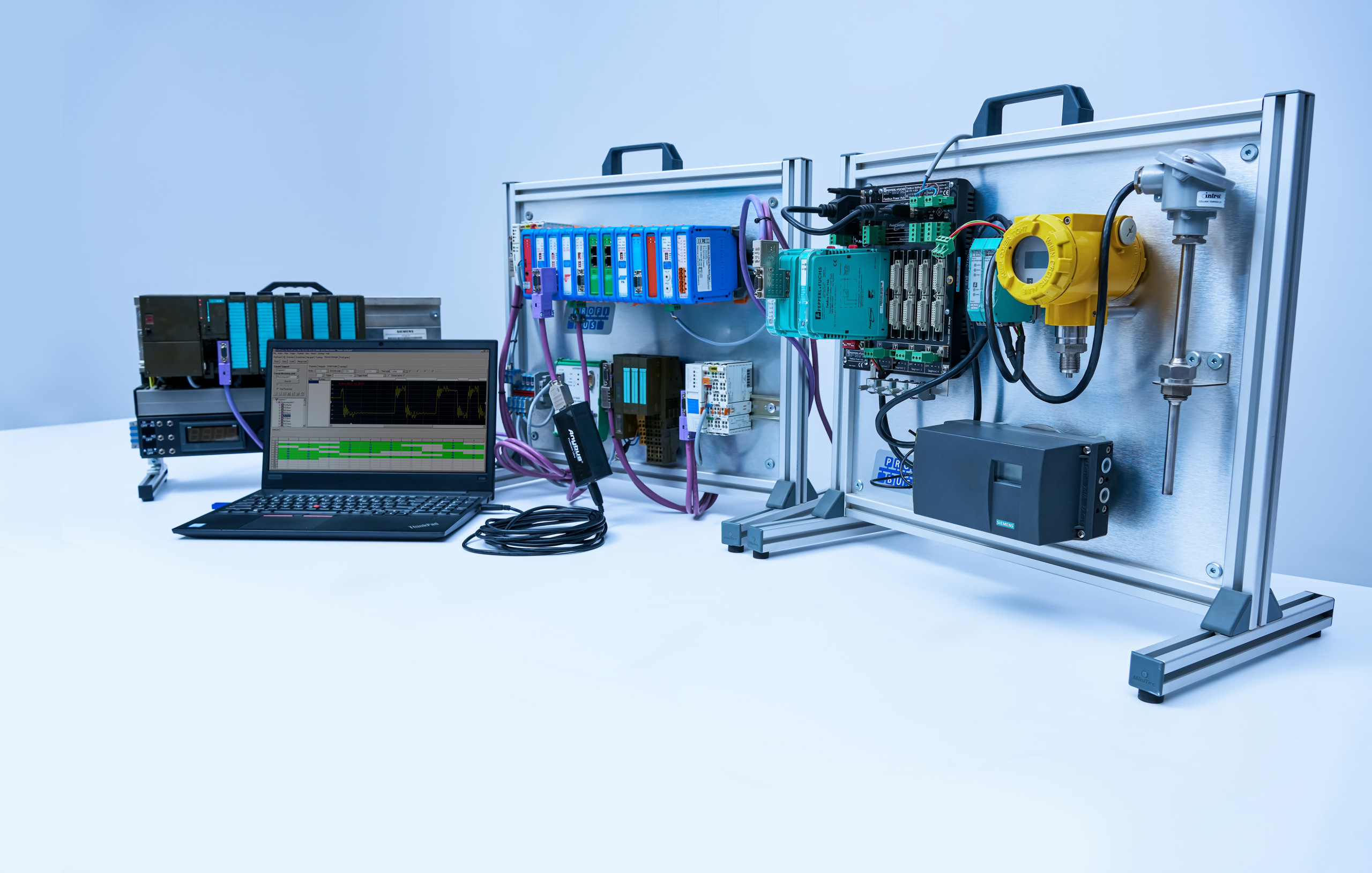Stanowisko szkoleniowe — CERTYFIKOWANY INŻYNIER SIECI PROFIBUS PA