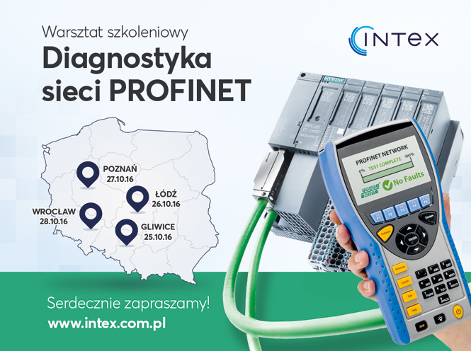 „Diagnostyka sieci PROFINET” – Gliwice – Łódź – Poznań – Wrocław