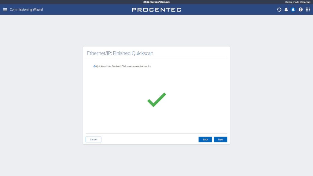 PROCENTEC Atlas: zestaw EtherNet/IP