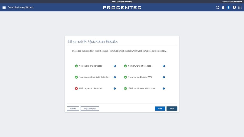 PROCENTEC Atlas: zestaw EtherNet/IP