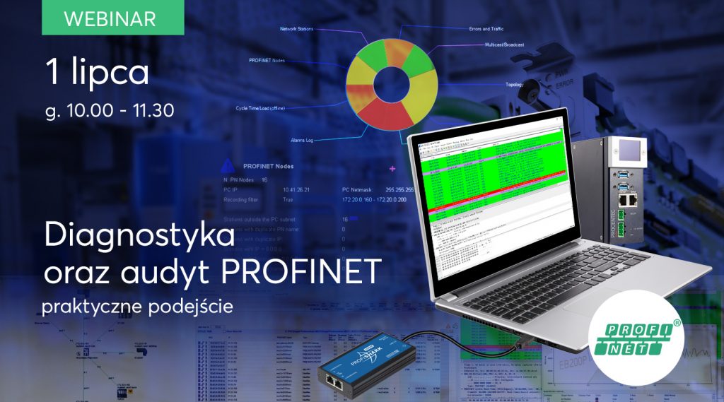 Webinar Diagnostyka oraz audyt PROFINET – praktyczne podejście