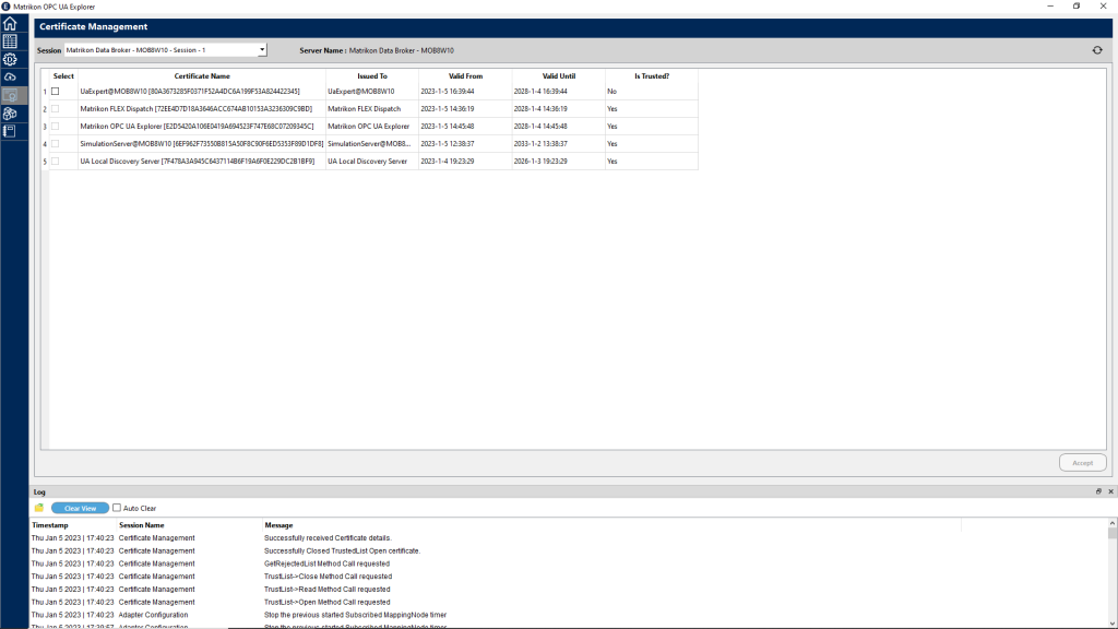 Matrikon Data Broker