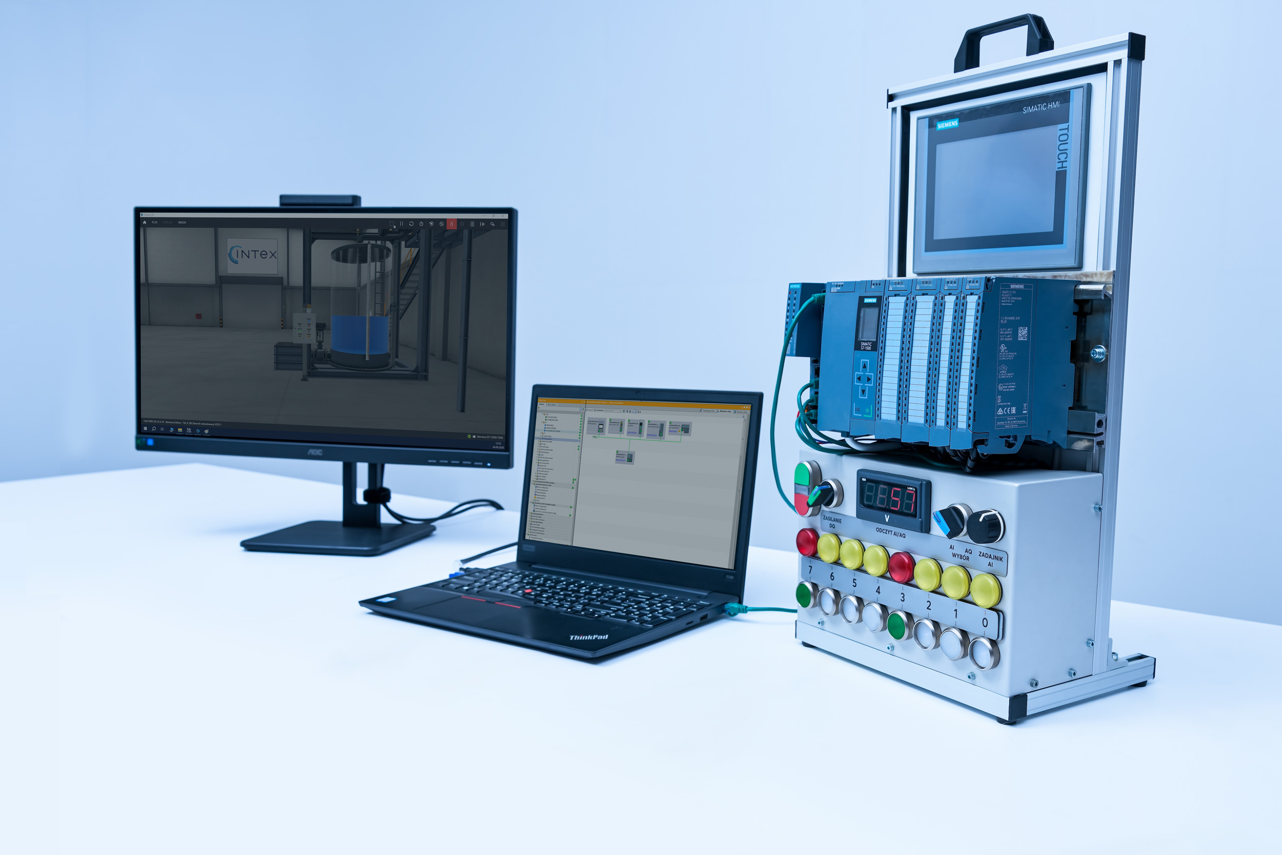 Stanowisko szkoleniowe — SCADA WINCC TIA