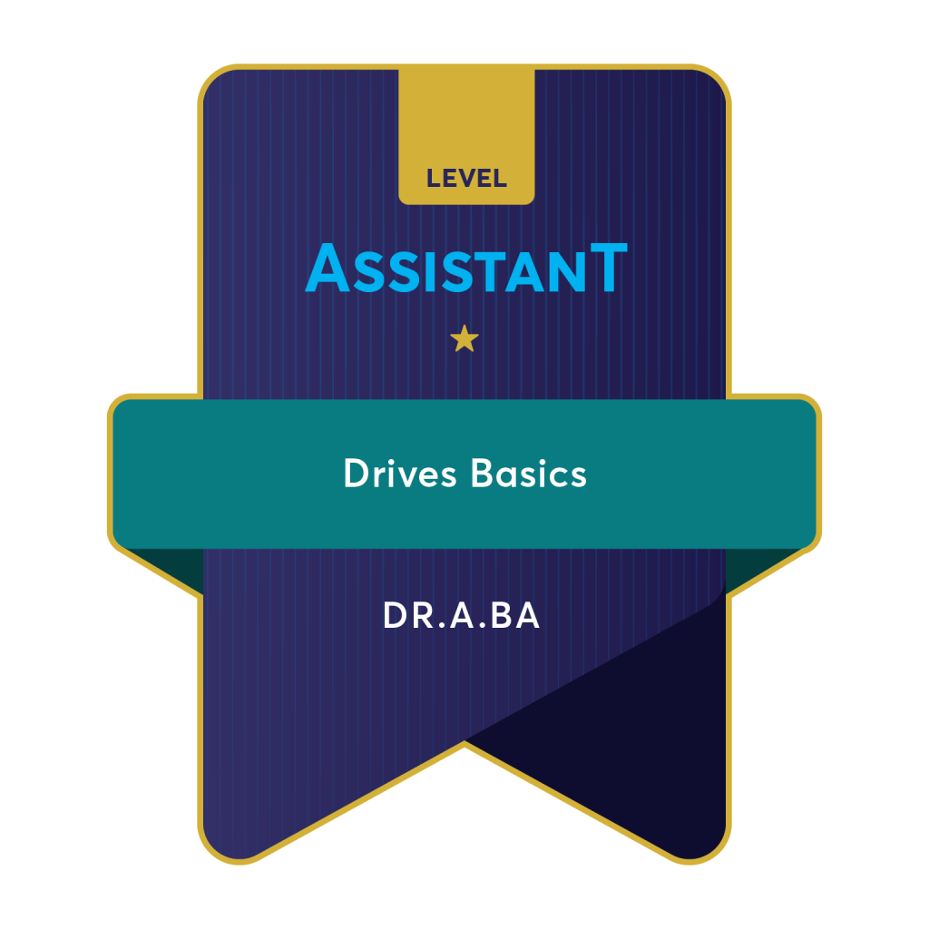 Drives Basics Assistant